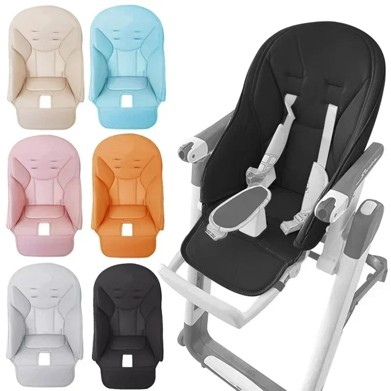 Baby Stroller Seat Cushion PU Leather Dining Chair Pad