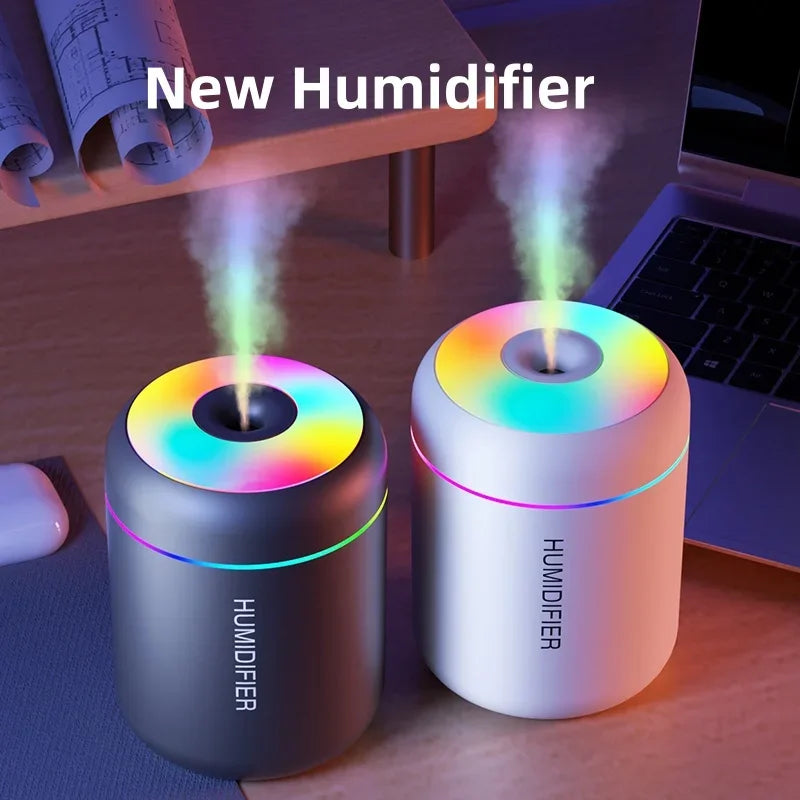 180ml Mini Air Humidifier USB Essential Oil Diffuser Mist Maker with Light