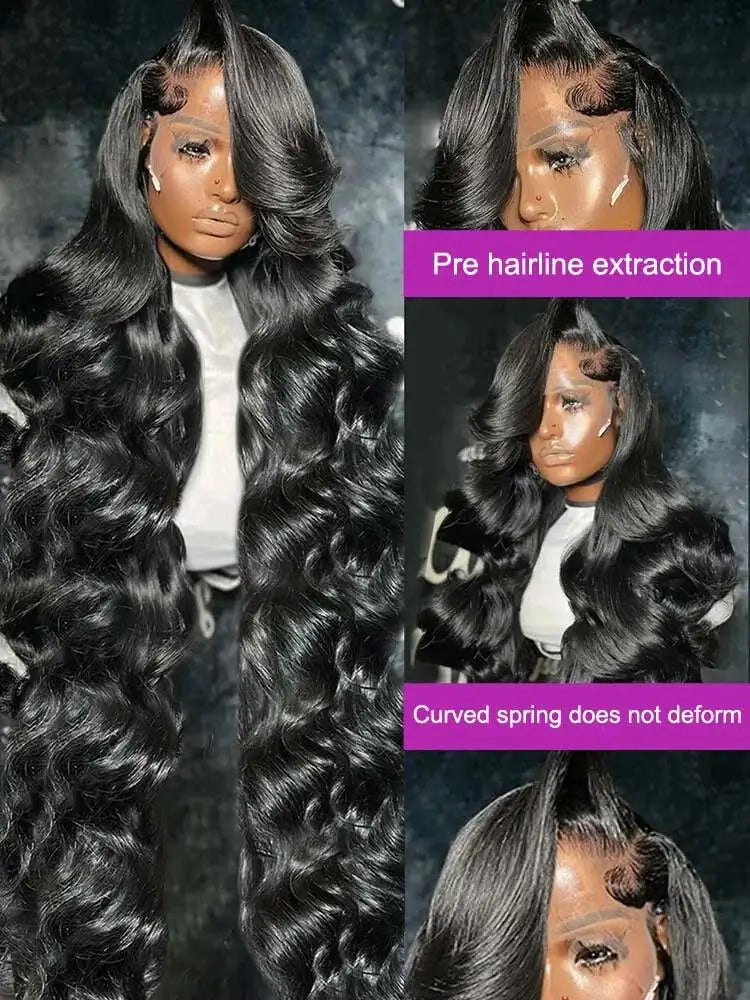 Peruvian Body Wave Human Hair Wig 13x4 HD Lace Front