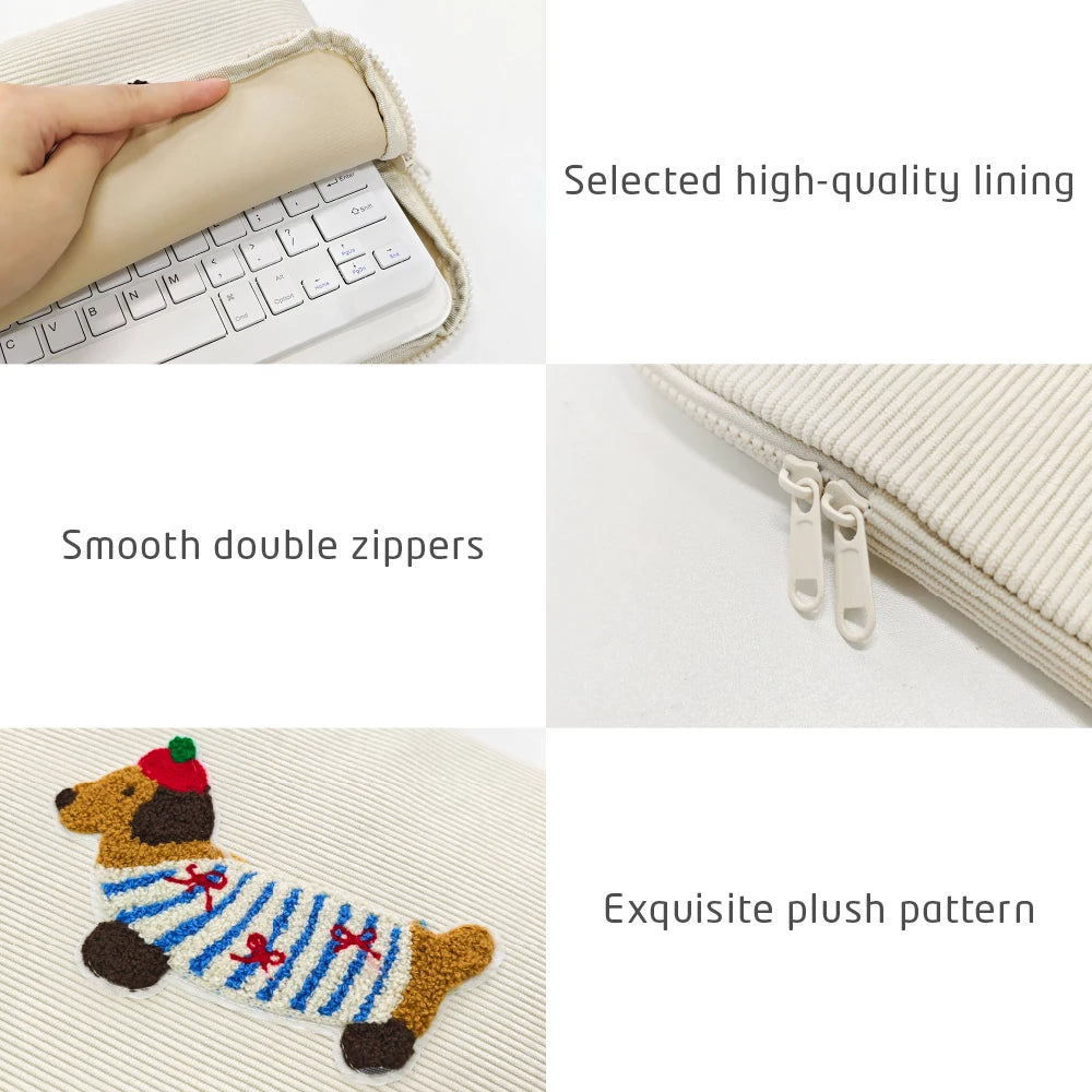 Dachshund Laptop Sleeve Cute Dog Protective Computer Case