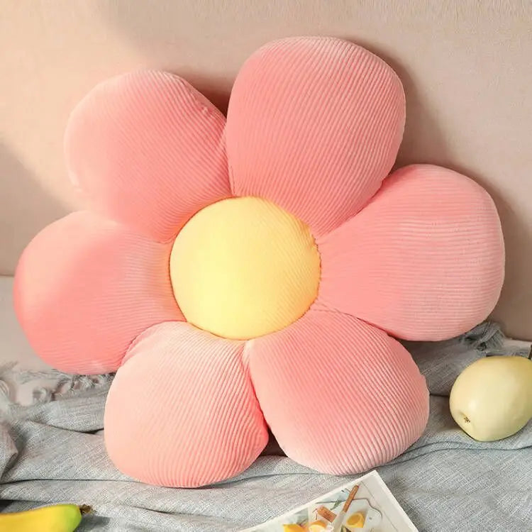 Colorful Flower Plush Pillow 35cm Petal Cushion Home Decor Gift
