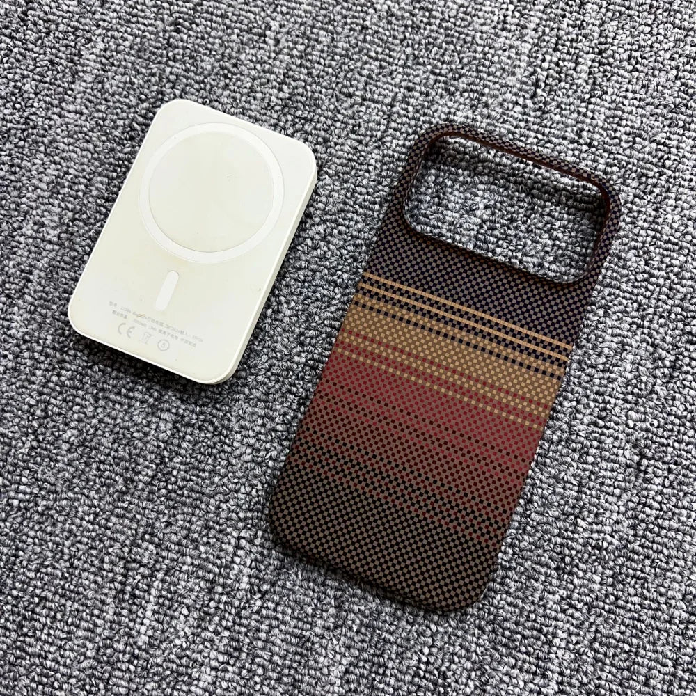 Carbon Fiber MagSafe Magnetic Frameless PC Bumper iPhone Case