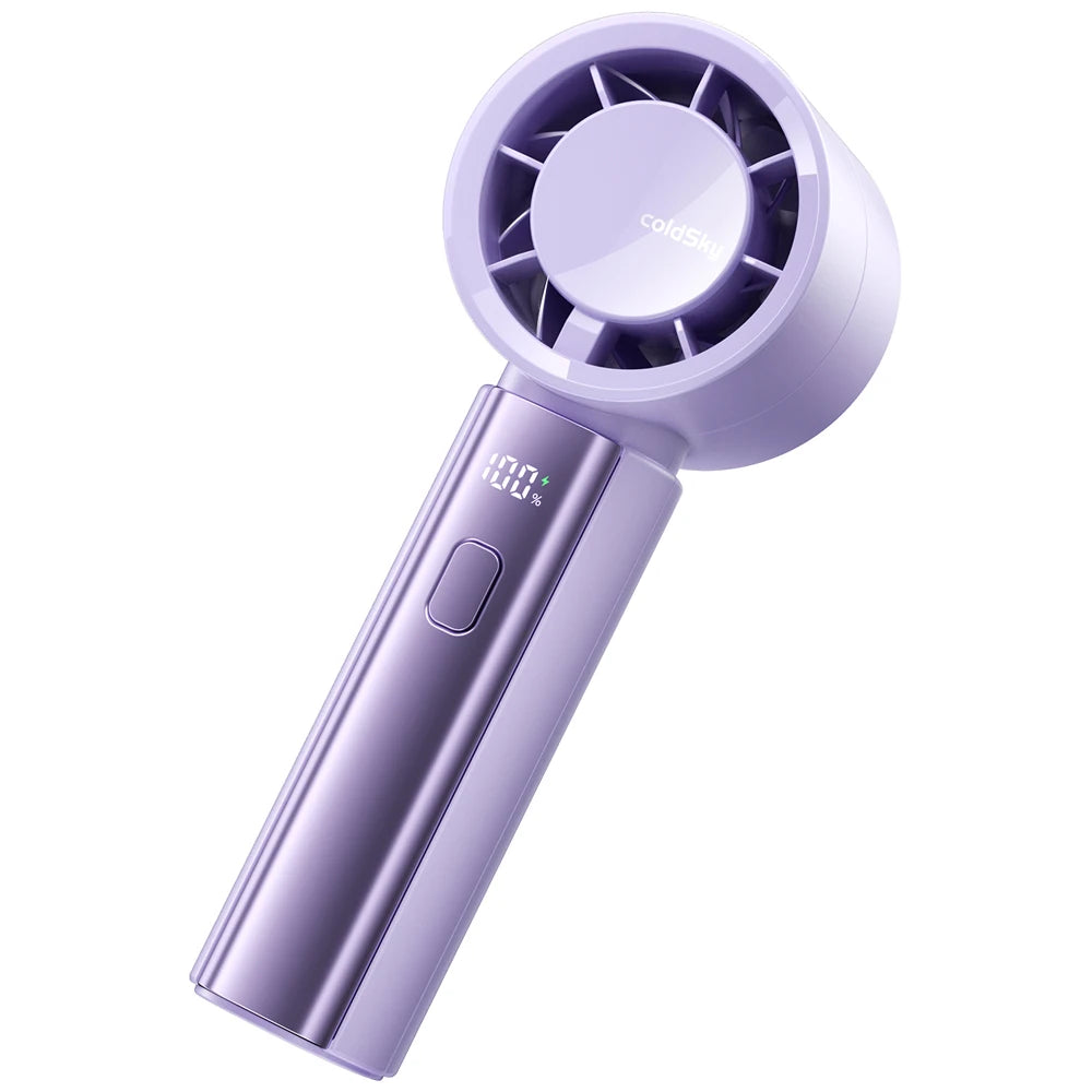 Portable Handheld Turbo Fan – Rechargeable Mini Fan for Travel and Daily Use