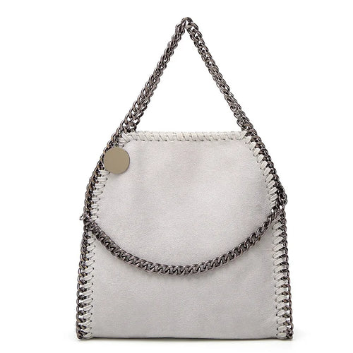 Women Chain Shoulder Bag PU Leather Crossbody Tote Handbag