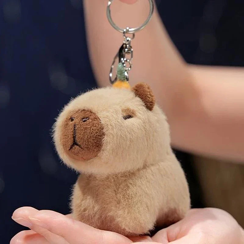 Capybara Plush Keychain Kawaii Plush Pendant Bag Charm Gift