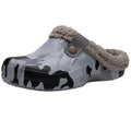 Fleece Lined Clogs Waterproof Winter Slippers Unisex EVA Anti-Slip Cozy Indoor Outdoor Shoes