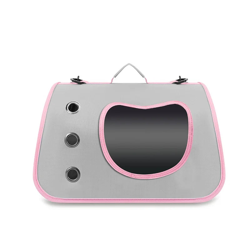 Portable Pet Carrier Bag for Small Dogs and Cats Foldable Breathable Shoulder Carrier