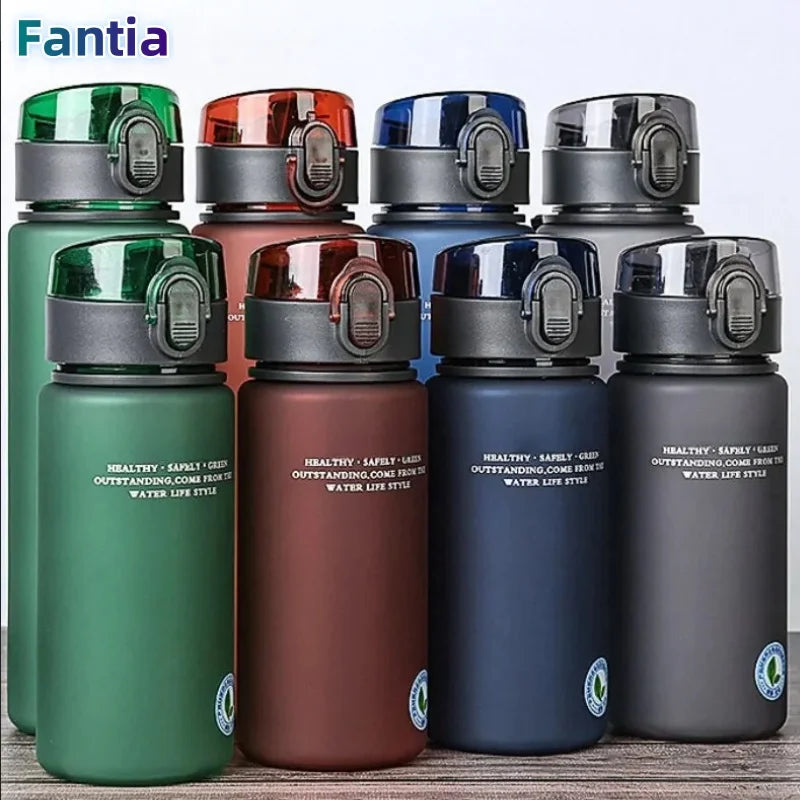 BPA Free Leakproof Water Bottle 400ml 560ml Portable Sports Bottle Gym Hiking Drinking Bottle