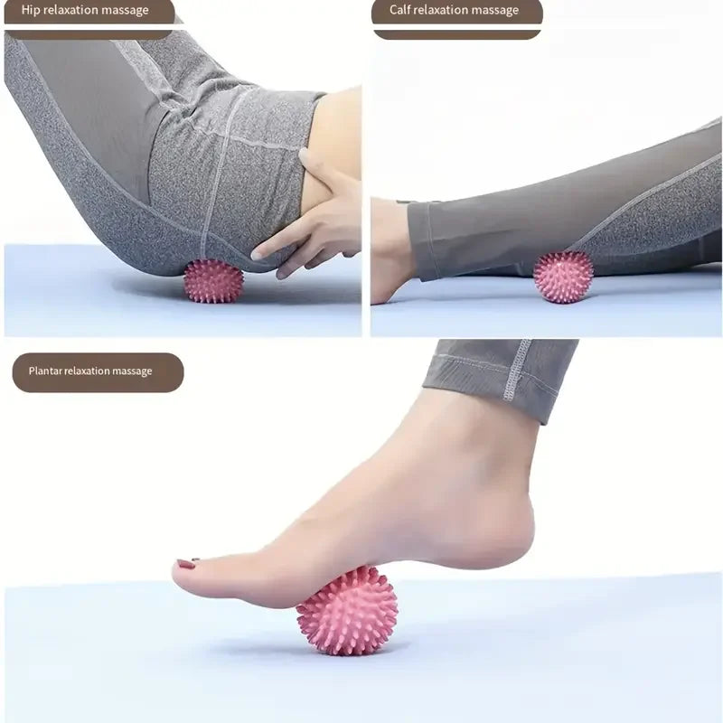 Spiky Massage Ball Deep Tissue Muscle Roller Plantar Fasciitis Relief Foot Trigger Point Massage Ball