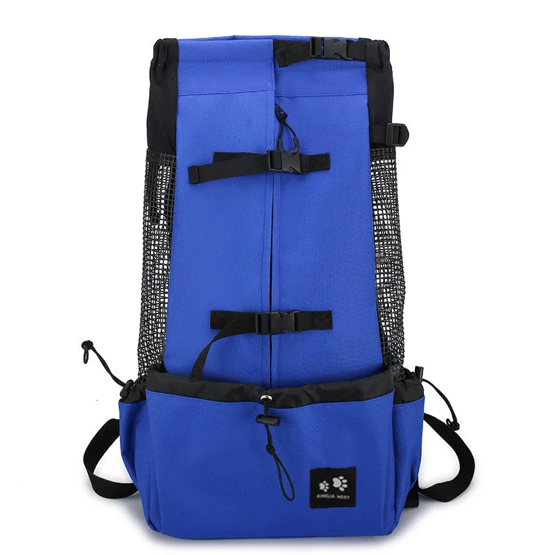 Breathable Dog Carrier Backpack Strong Nylon Pet Travel Backpack