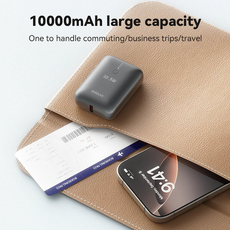 Power Bank 10000mAh PD3.0 QC3.0 Fast Charging Portable Charger External Battery for iPhone Samsung