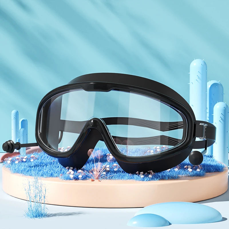 Anti Fog Swim Goggles No Leak Wide Vision for Kids Adults Pool Swimming Glasses