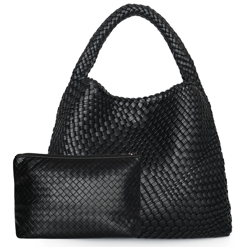 Women Tote Bag Large Capacity Soft Leather Shoulder Bag Summer Travel Shopper Tote