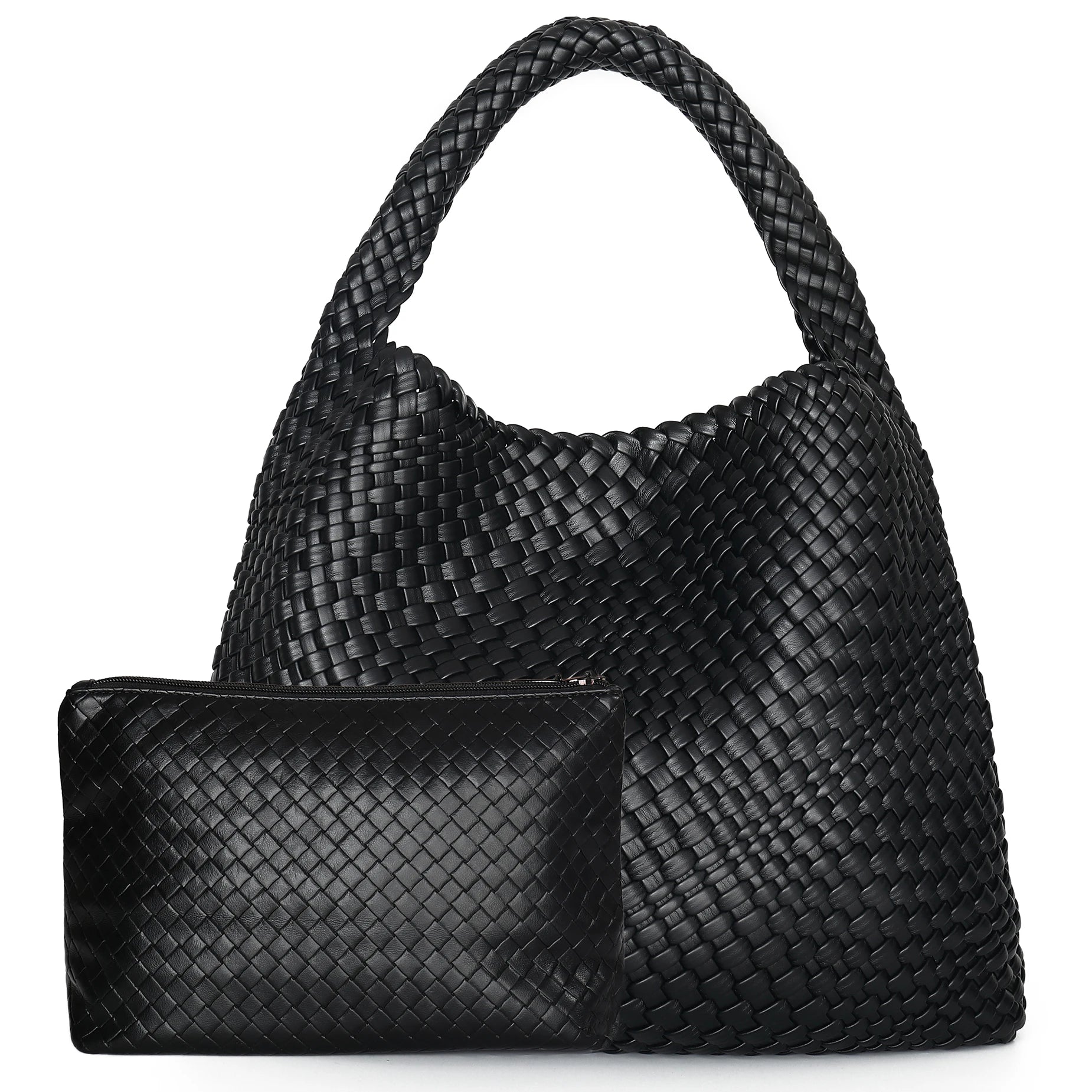Women Tote Bag Large Capacity Soft Leather Shoulder Bag Summer Travel Shopper Tote