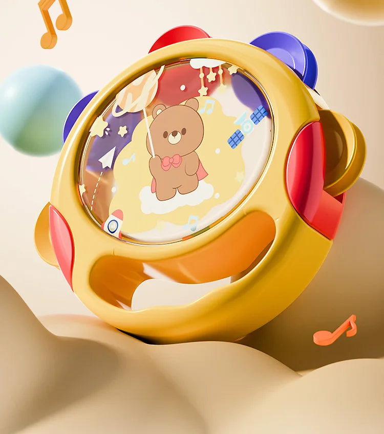 Baby Handheld Tambourine Drum Toy