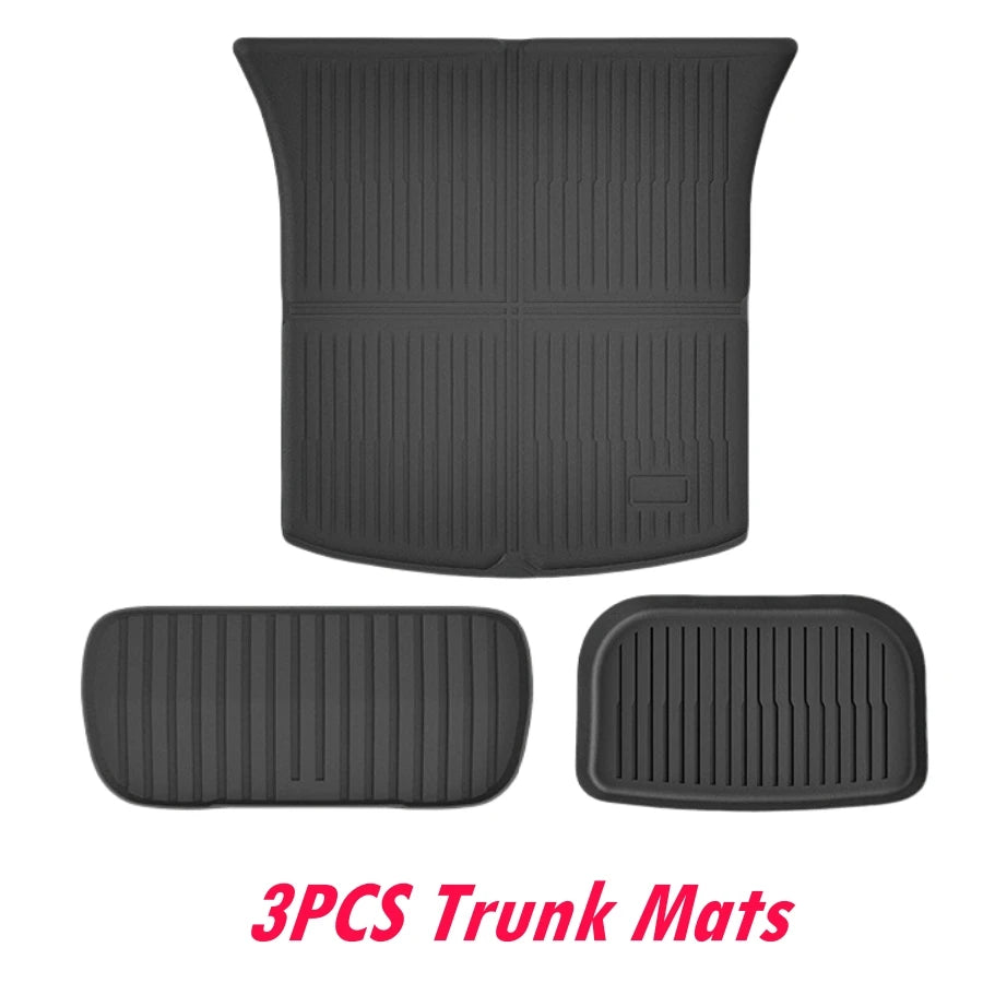 Tesla Model Y Floor Mats 2025–2026 – Custom Fit TPE Full Coverage Waterproof Set