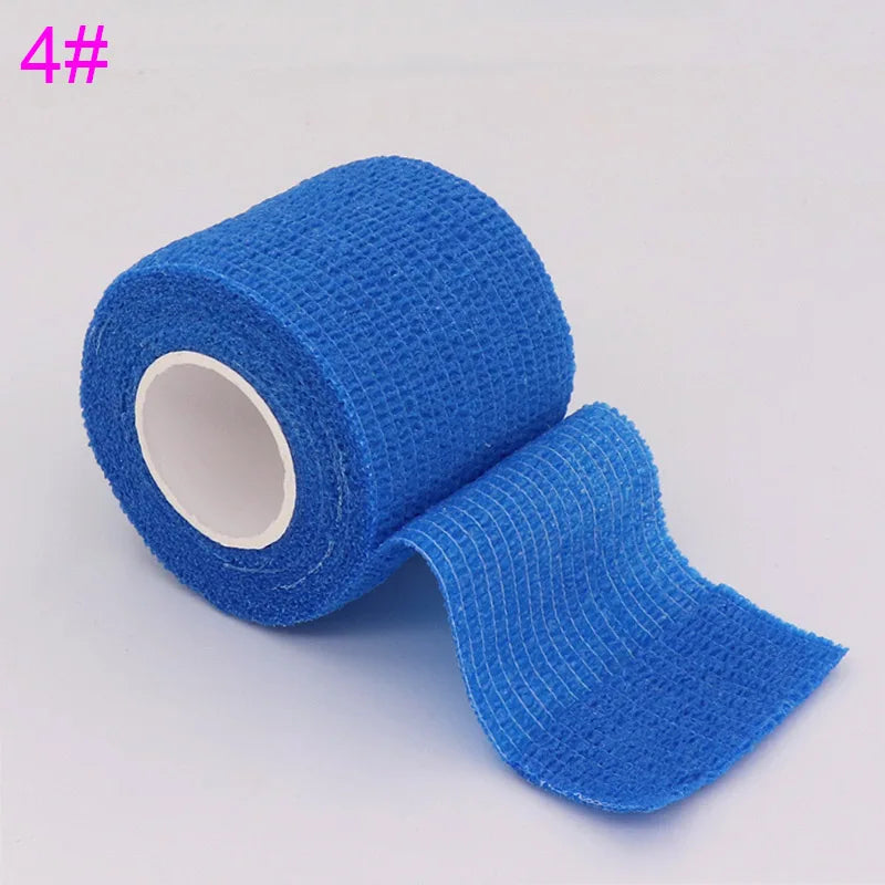 Colored Self Adhesive Elastic Sports Wrap Tape 18 Colors Athletic Support Bandage Knee Finger Ankle Protection
