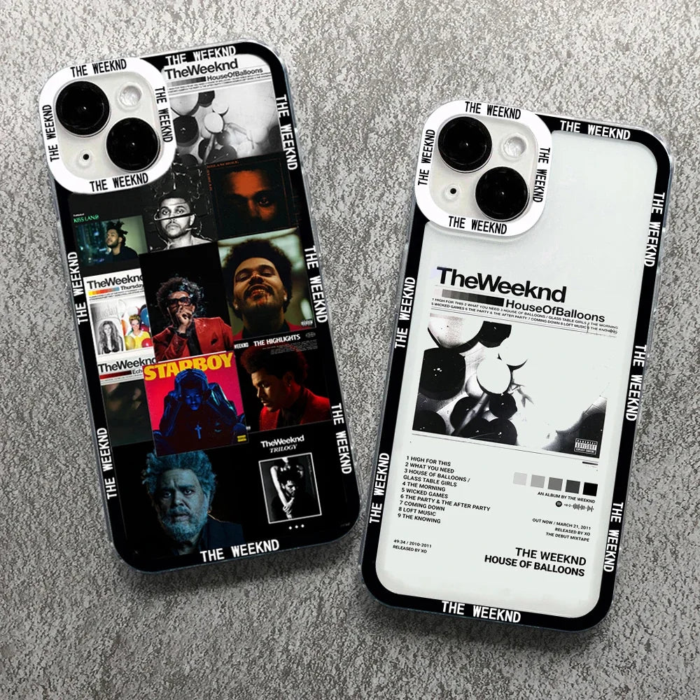 The Weeknd Minimalist Poster Shockproof iPhone Case