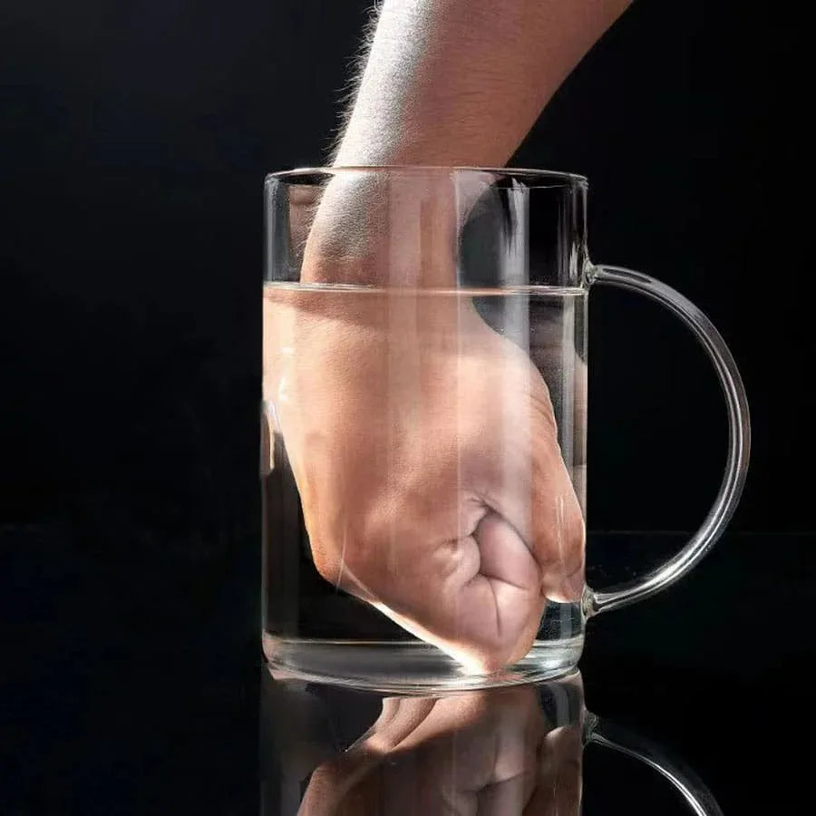 1000ml Glass Tumbler with Lid and Straw Clear Coffee Juice Cup