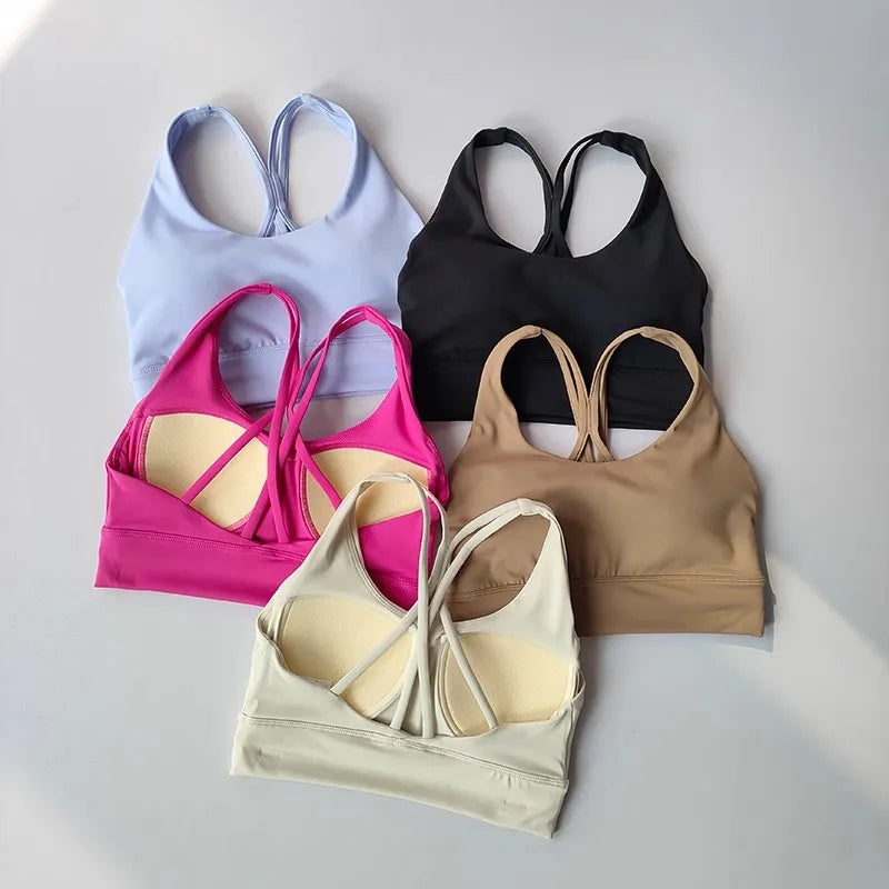 Women Seamless Yoga Set Bra Leggings High Waist Fitness Outfit Matching Gym Set