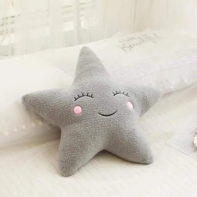 Cloud Moon Star Plush Pillow for Kids Room Decor