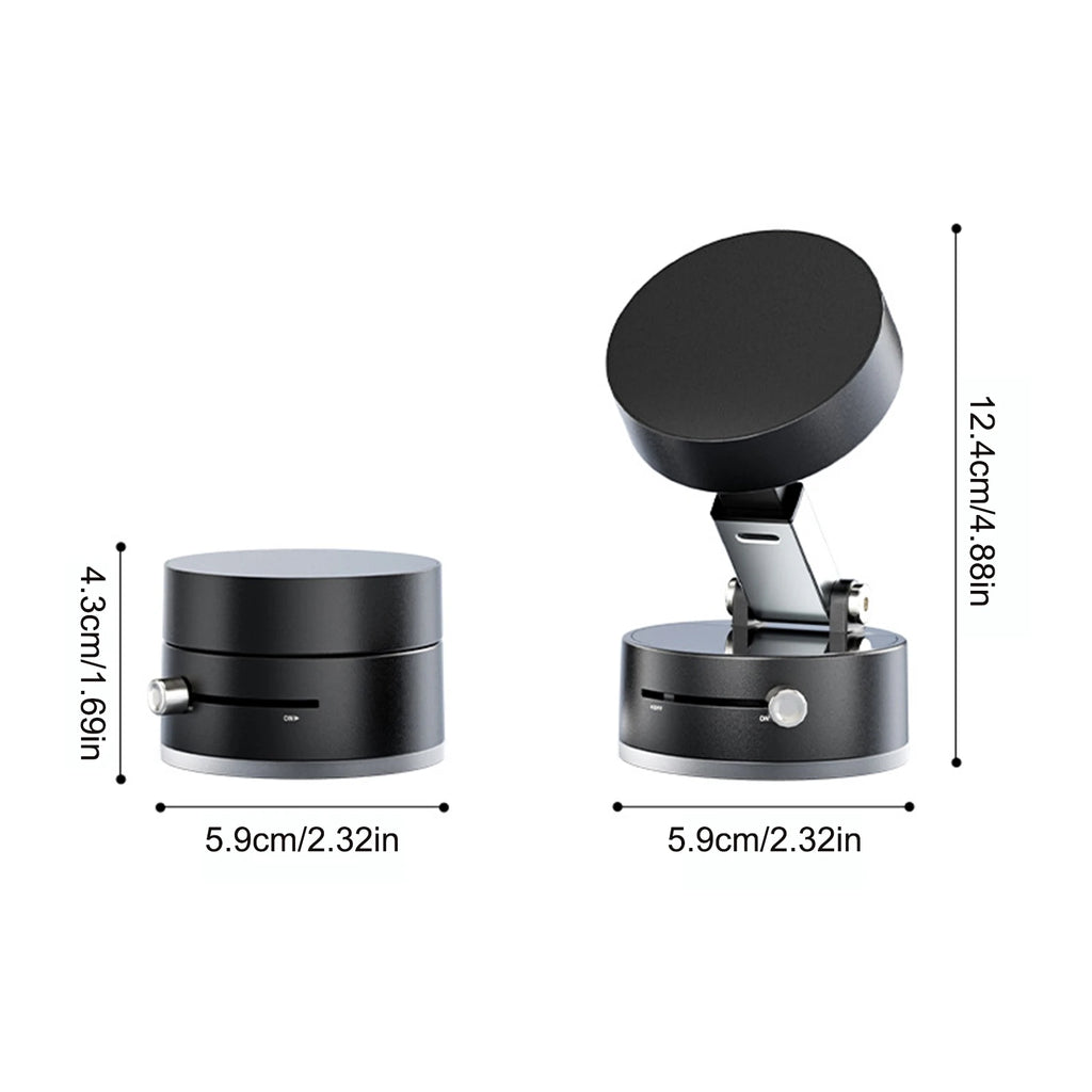 Magnetic Car Phone Holder Vacuum Suction Double