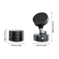 Magnetic Car Phone Holder Vacuum Suction Double