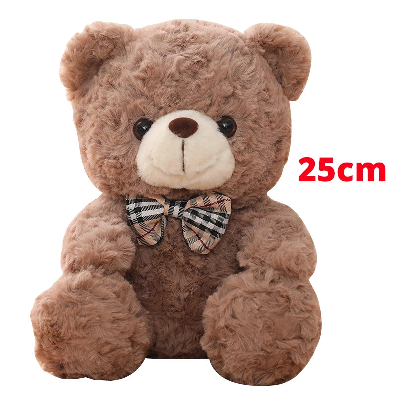 Teddy Bear Plush Pillow 25cm 35cm Soft Stuffed Animal Gift