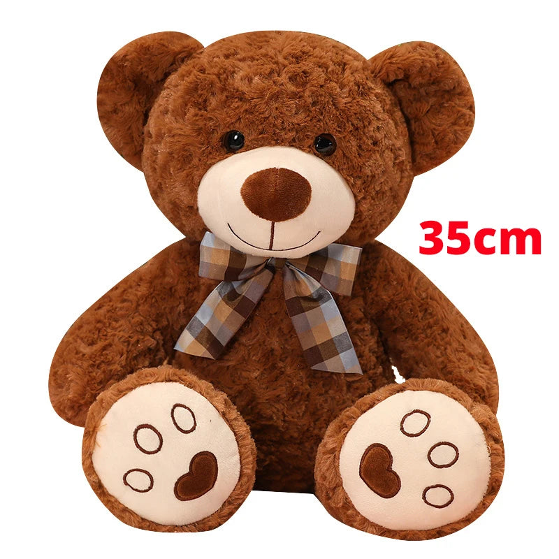 Teddy Bear Plush Pillow 25cm 35cm Soft Stuffed Animal Gift
