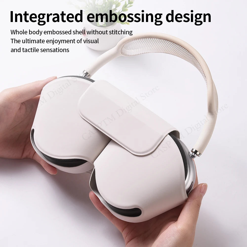 PU Leather AirPods Max Case Anti Scratch Waterproof Headphone Cover