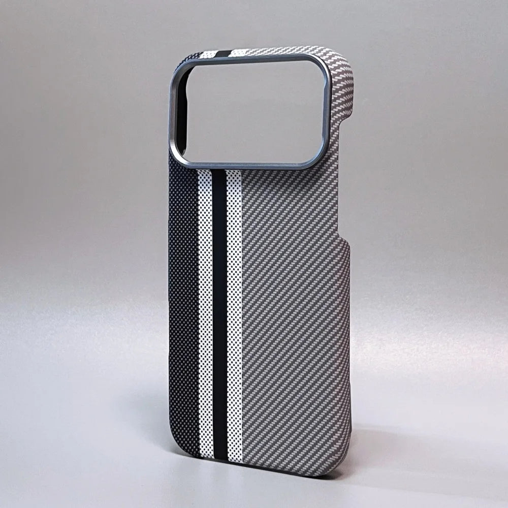 Carbon Fiber Slim Shockproof Hard PC iPhone Case