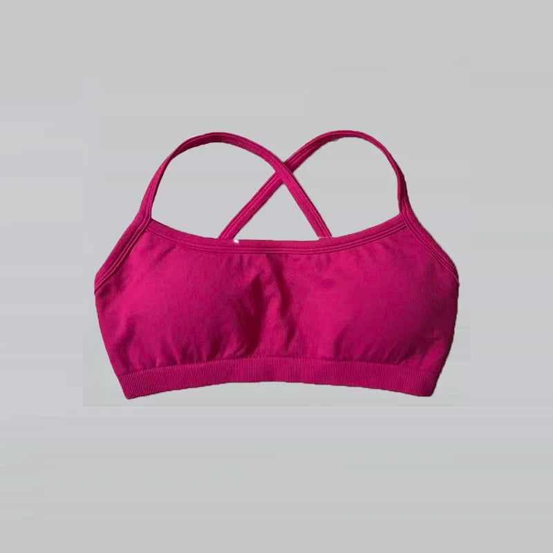 Seamless Sports Bra Women Push Up Gym Top Yoga Fitness Workout Bra Activewear