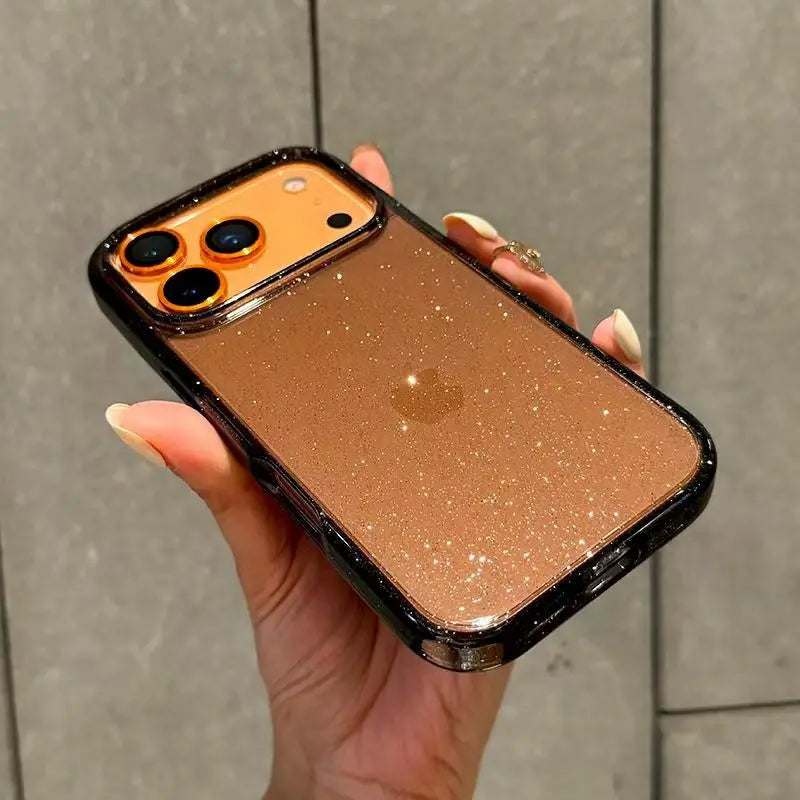 Bling Glitter Transparent Fashion iPhone Case
