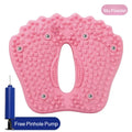 Acupressure Foot Massage Mat Inflatable Foot Massager Pad Reflexology Foot Pain Relief Fitness Massage Board