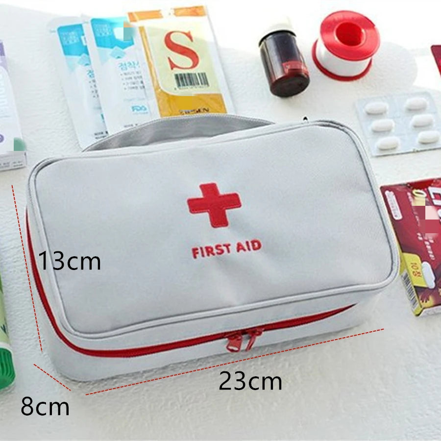 Portable First Aid Kit Travel Medical Storage Bag Waterproof Emergency Organizer Medicine Pouch Outdoor Survival Kit Case