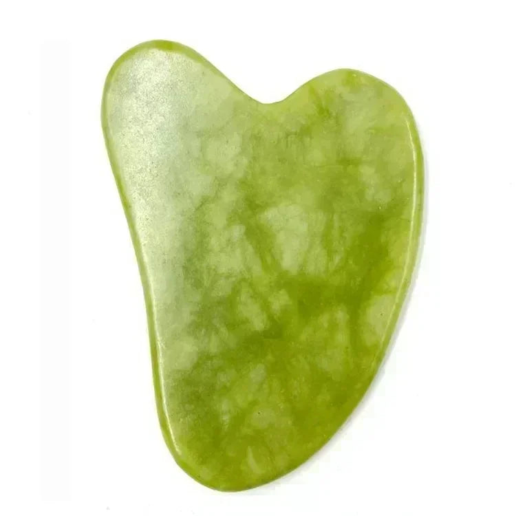 Natural Jade Roller Gua Sha Face Neck Massager Stone Spa Lifting Tool Set