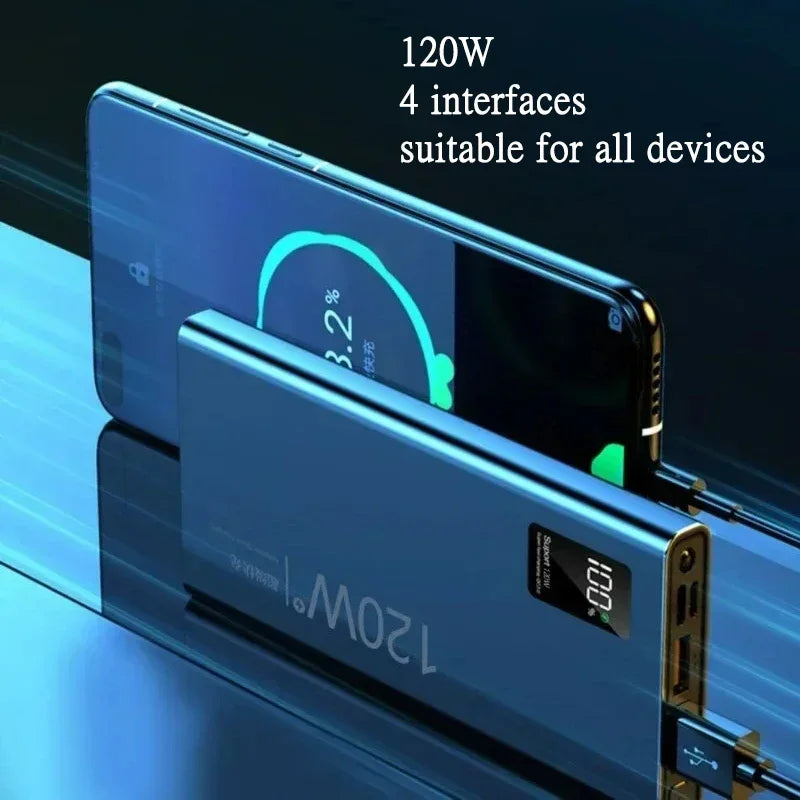 Power Bank 80000mAh High Capacity Portable Charger LED Display External Battery for iPhone Xiaomi Samsung