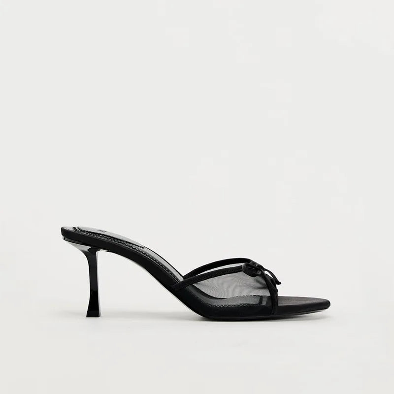 Women Slim High Heel Sandals Summer Dress Shoes
