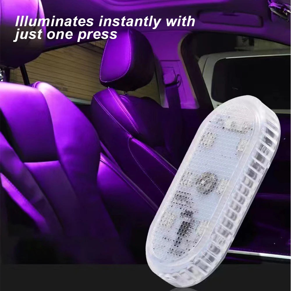 Wireless LED Car Interior Touch Light USB Rechargeable