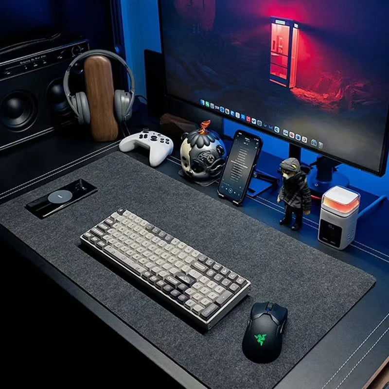 Large Felt Gaming Mouse Pad Non Slip Office Desk Mat