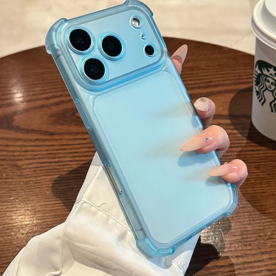 Cute Matte Clear iPhone Case