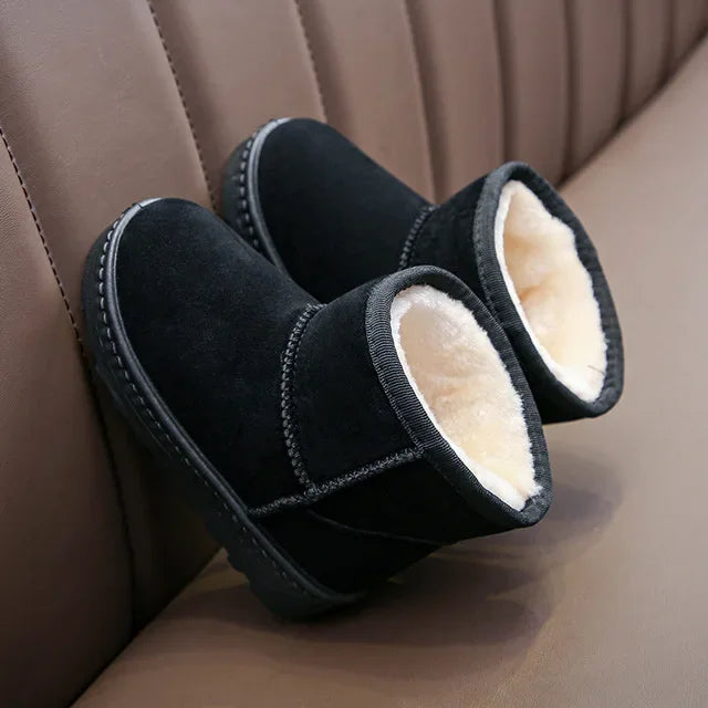 Kids Winter Snow Boots Warm Anti Slip Shoes for Boys Girls