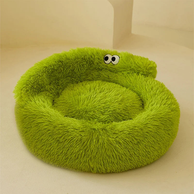 Warm Plush Cat Bed Soft Sleeping Nest for Cats and Dogs