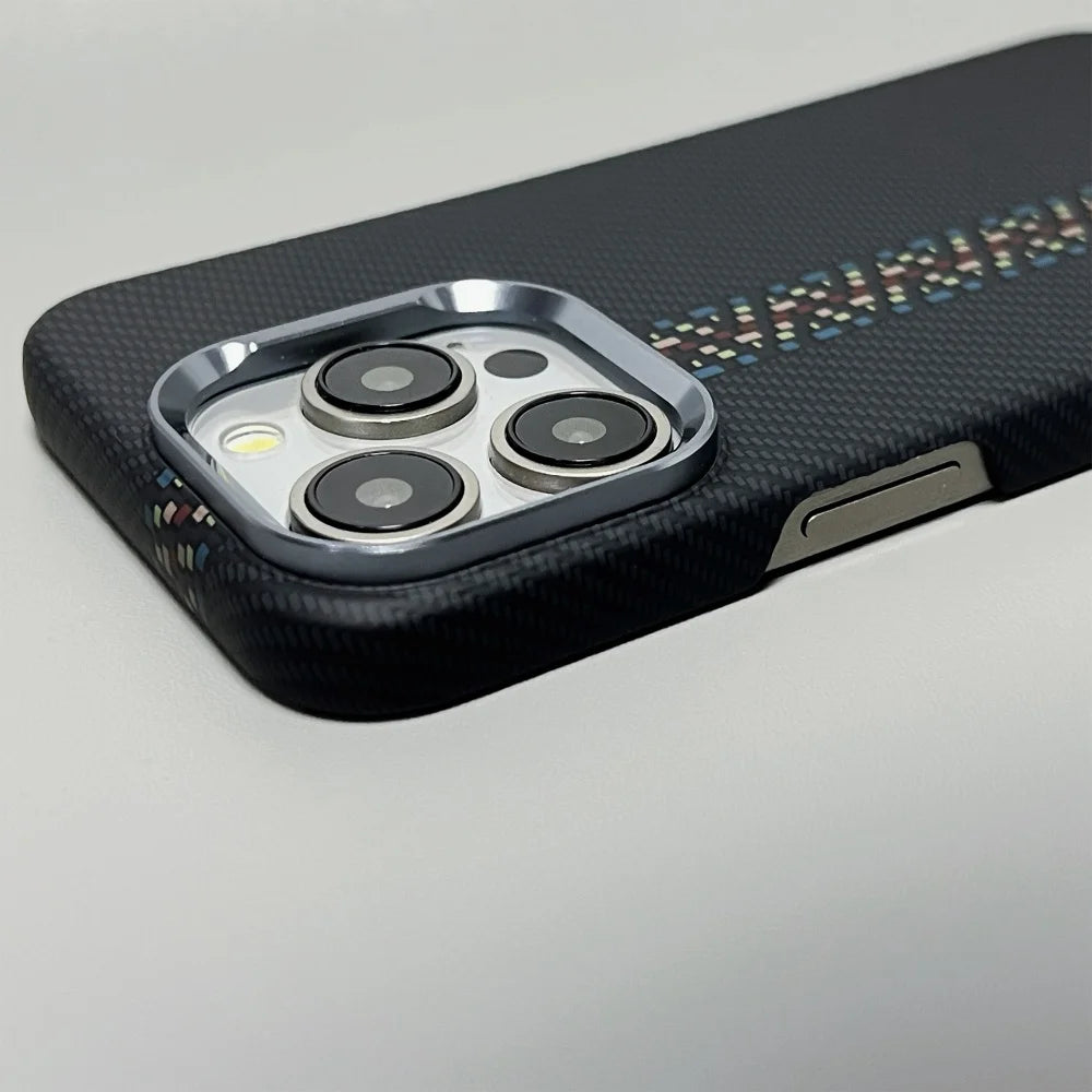 Carbon Fiber Slim Shockproof Hard PC iPhone Case