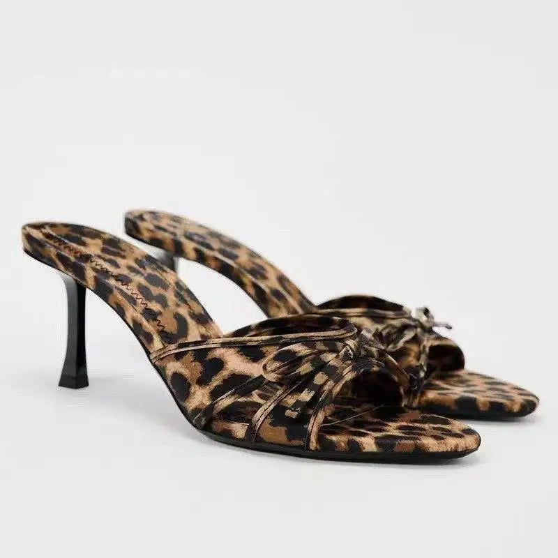 Women Slim High Heel Sandals Summer Dress Shoes