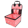 Dog Car Seat with Storage Pockets Non Slip Portable Travel Seat for Small Dogs
