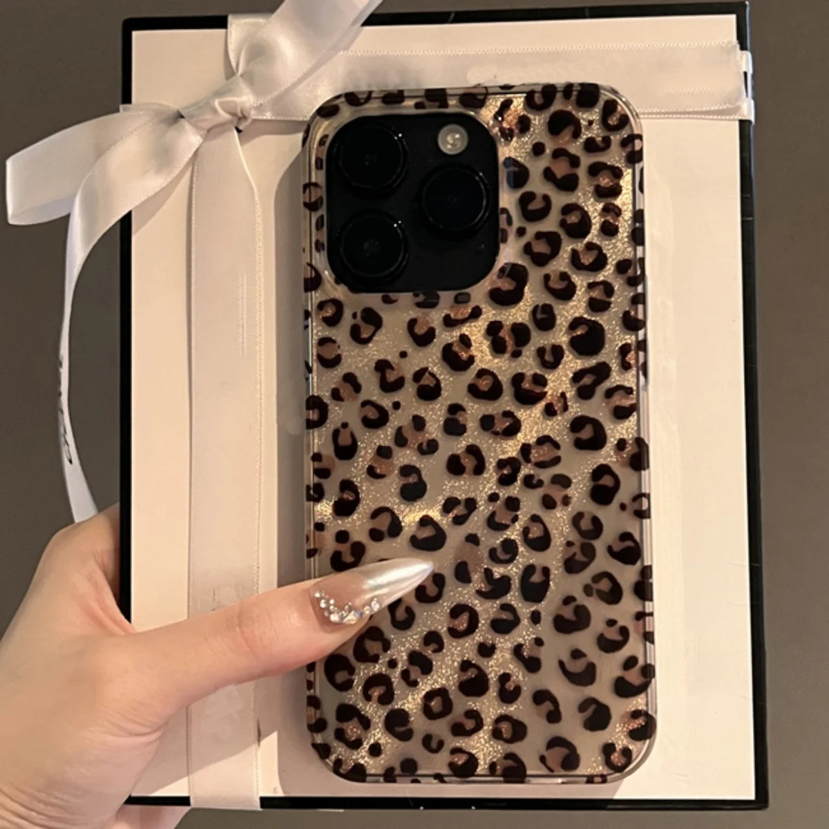 Cute Leopard Print iPhone Case