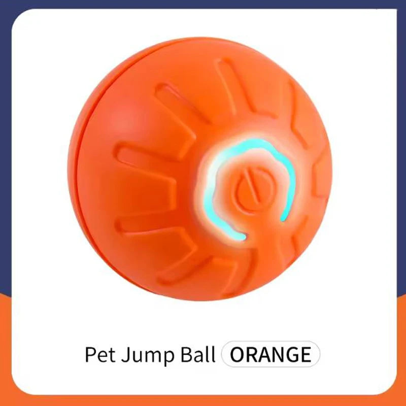 Smart Interactive Pet Toy Ball USB Automatic Moving Bouncing Toy for Dogs Cats