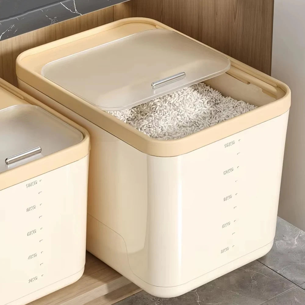 Rice Storage Container Moisture Proof Kitchen Grain Box
