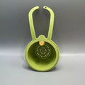 Press Type Sink Drain Basket Food Strainer Kitchen and Bathroom Organizer